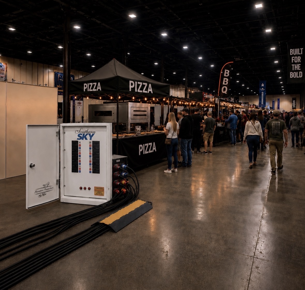 Southern Sky power equipment inside view