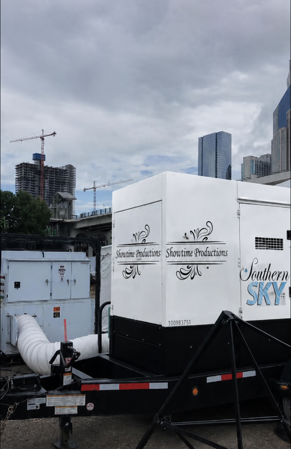 Southern Sky event power equipment